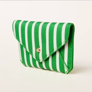 KATE SPADE -  Stripe Envelope Card Case